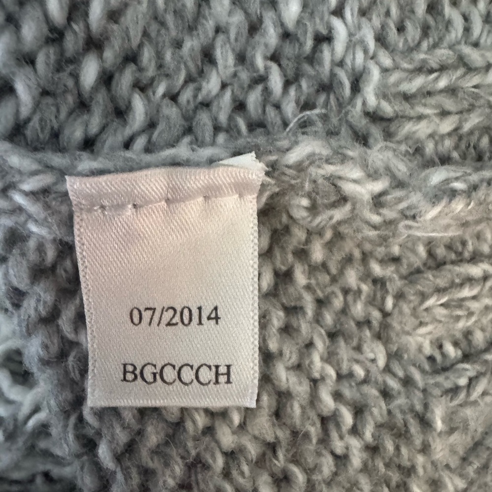 Bethany Mota Cotton/Acrylic Shawl Collar Zip‎ Up Sweater W/Pockets size M - Picture 9 of 13